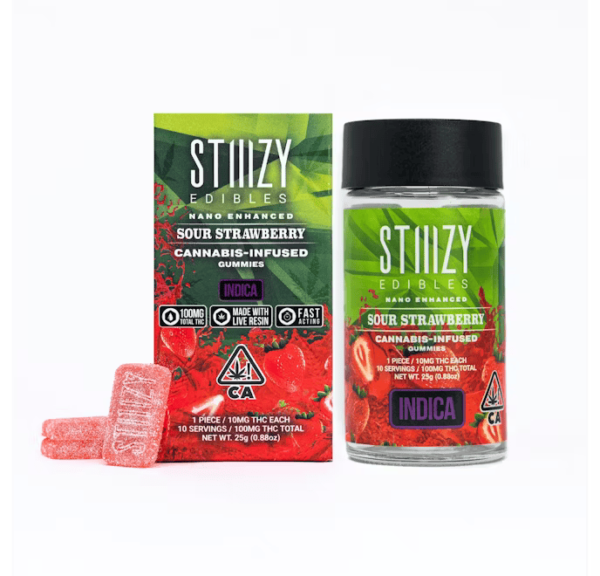 STIIIZY | Sour Strawberry | Nano Gummies | 100mg