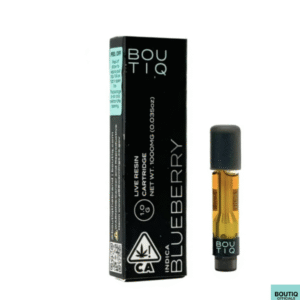 Boutiq Carts Blueberry – Live Resin Cartridge 1-Gram (Indica) provides a premium vaping experience with: Flavor Profile: Sweet blueberry with berry undertones Cannabinoid Content: High potency live resin for maximum effect Compatibility: Designed for 510-threaded batteries Capacity: 1 gram for extended enjoyment Indica Strain: Perfect for relaxation and stress relief